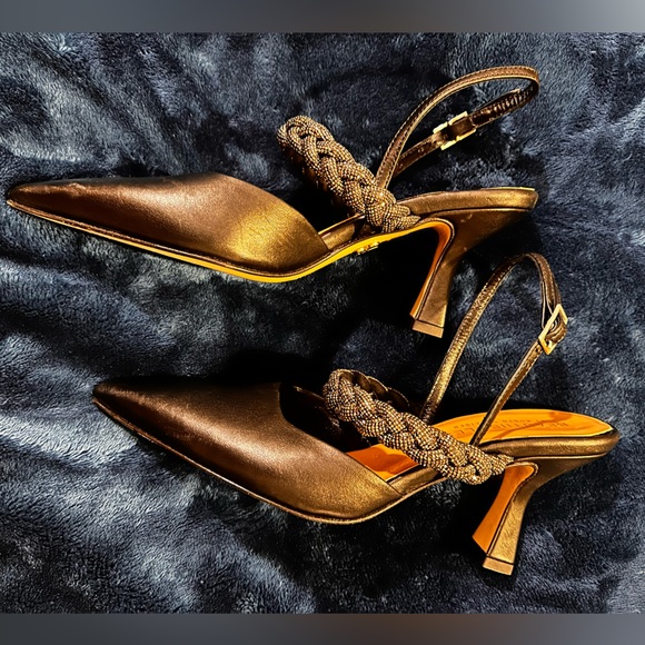 Celine by Beautiisoles - Italian Leather Slingback - Size 7.5 - Picture 3 of 5